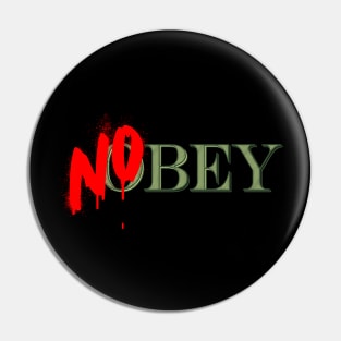 NObey Pin