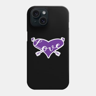 Love is Love Purple Phone Case