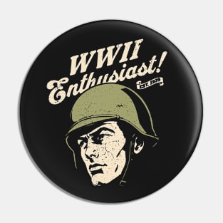 World War 2 Enthusiast Pin