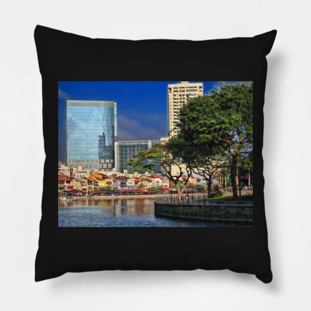 Charming Singapore Pillow by vadim19