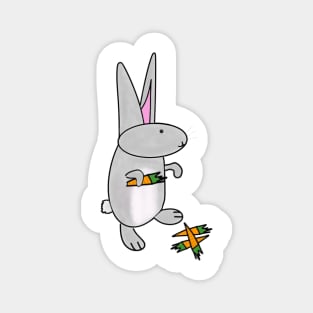 Happy Rabbit Magnet