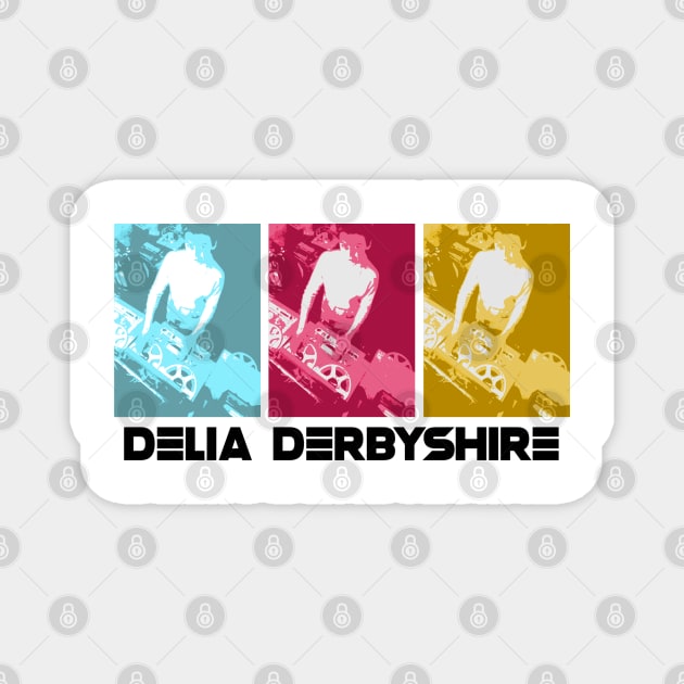 Delia Derbyshire Magnet by Gregg Standridge