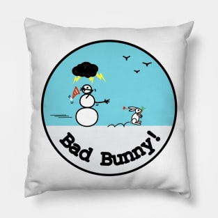 Frosty the Snowman and Bunny Pillow