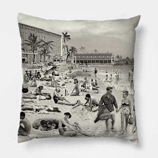 La Verne Beach - 1958 Pillow