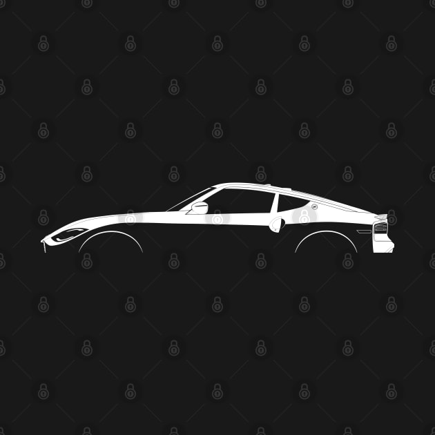 Nissan Z (Z34) Silhouette by Car-Silhouettes