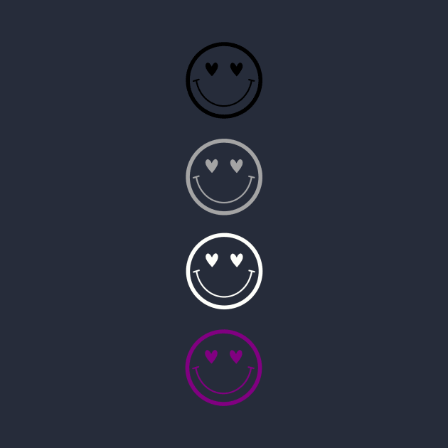 Asexual Pride Flag Smileys by amyisom17@gmail.com