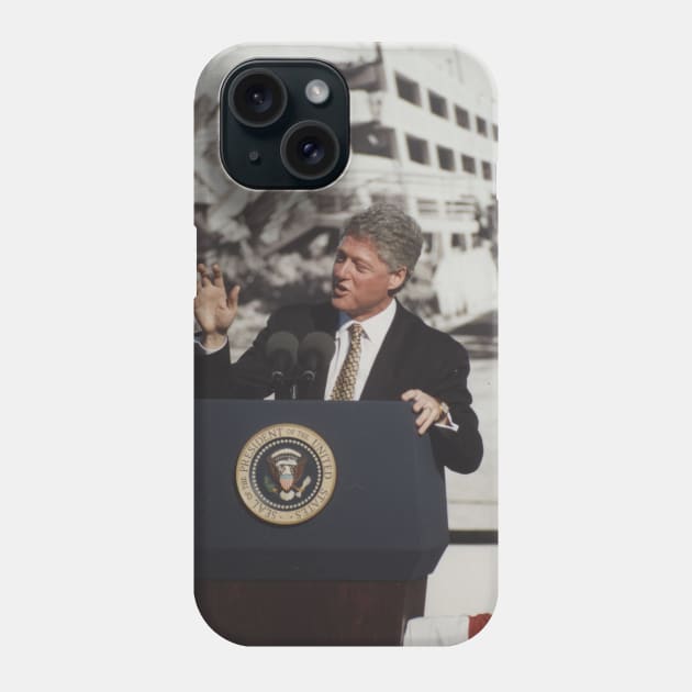 Clinton at CSUN (1994) Phone Case by MusicGameShirts