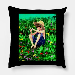 digital painting Pillow