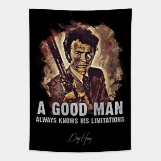 ✪ Magnum Force ✪ A good man always knows his limitations ➠ famous movie quote Tapestry