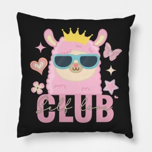 Self Love Club Llama Pillow