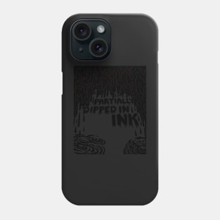 Partially dipped in ink Phone Case