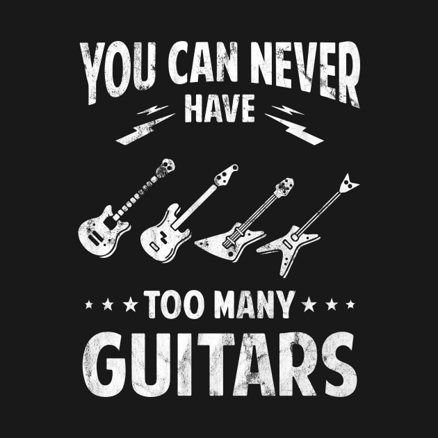 You can never have many guitars "The white Vintage version" by eyoubree