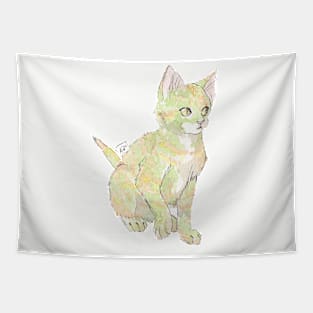 Caramel Apple Kitten Tapestry