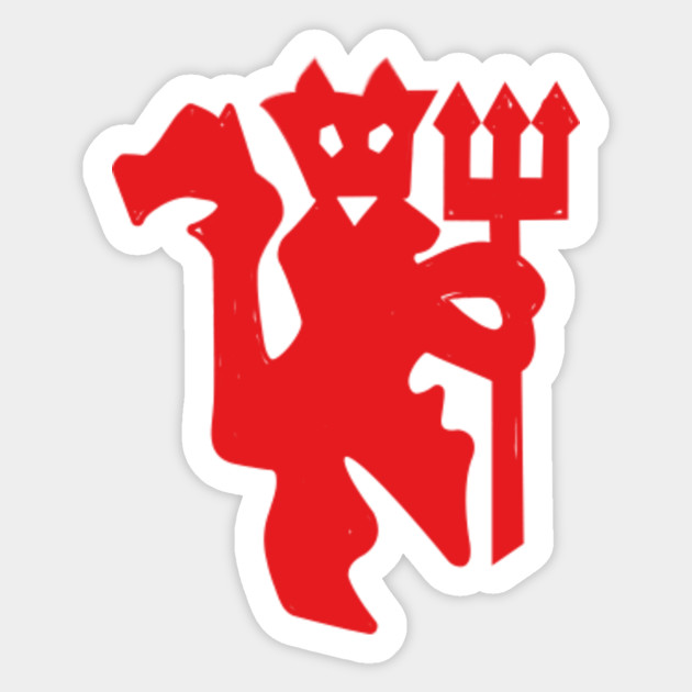 Red devils - Manchester United - Sticker | TeePublic
