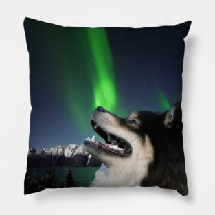 Northern lights lappie Pillow