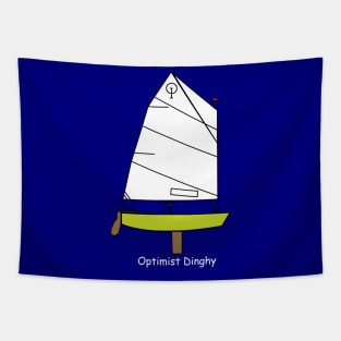 Optimist Sailing Dinghy Lt. Green Tapestry