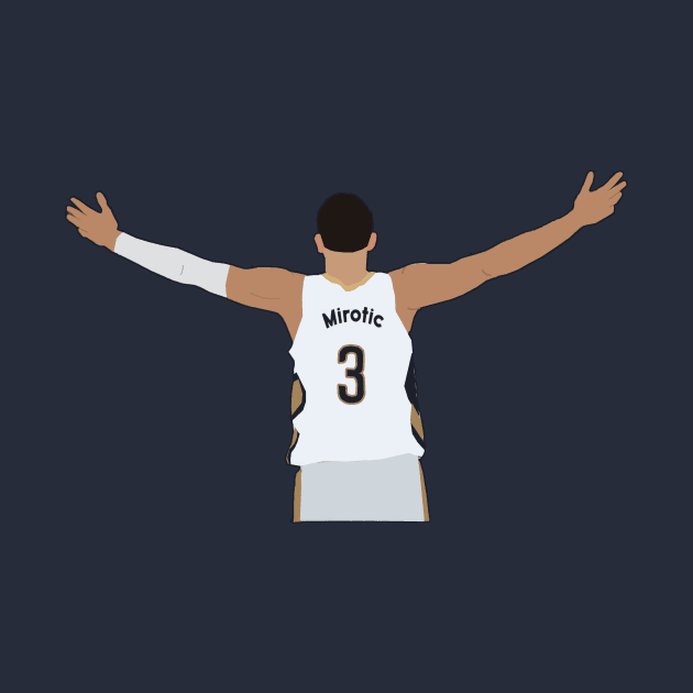 Nikola Mirotic - New Orleans Pelicans by xavierjfong