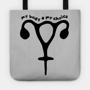 My Body My Choice Uterus Tote