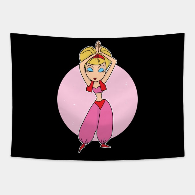 I Dream of Jeannie Tapestry by AlanSchell76