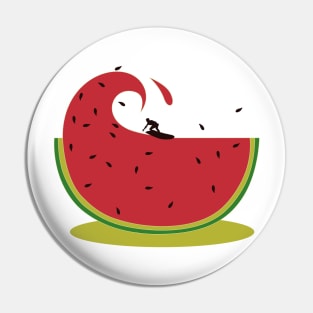 Melon splash Pin