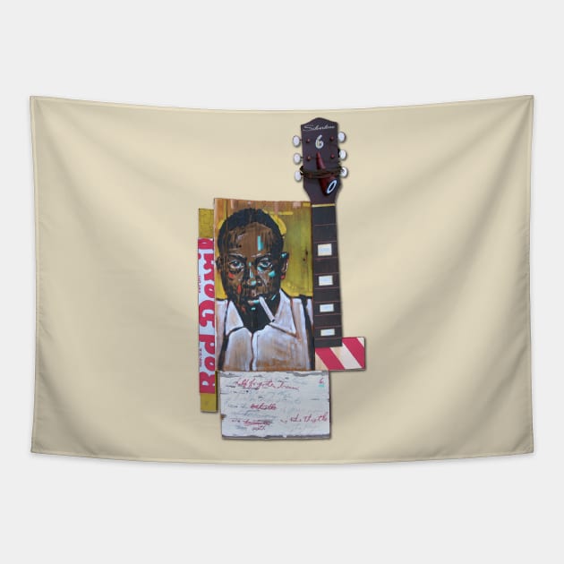 Robert Johnson "Sold My Soul For" Tapestry by todd_stahl_art