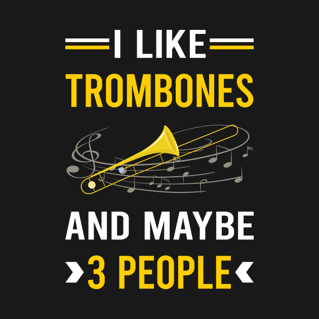 3 People Trombone Trombonist by Good Day