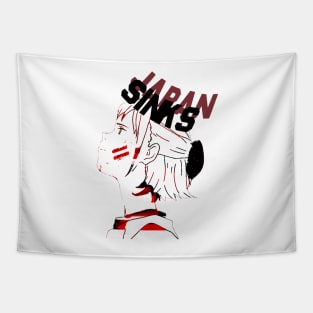 Japan Sinks ''SAVE US'' V2 Tapestry