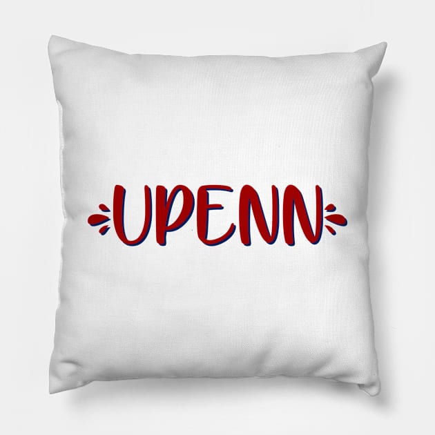 pnn splash lettering Pillow by Rpadnis