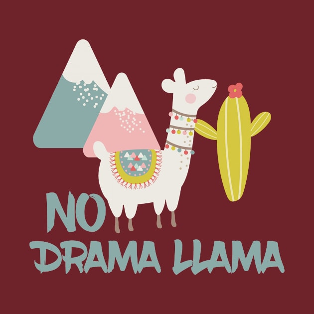 No Drama Llama South American Design by 4Craig