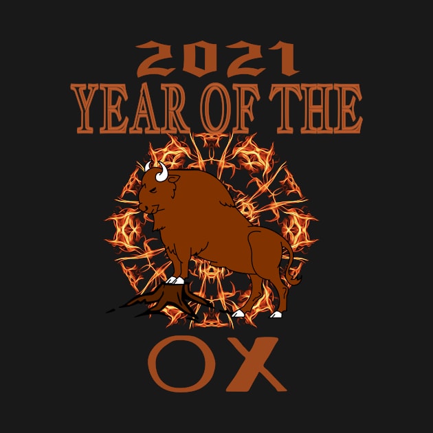 2021 year of the ox, chinese new year by summerDesigns