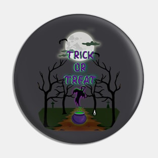 Halloween Trick or Treat Pin