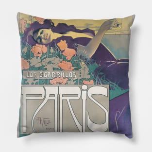 Cigarrillos Paris son los Mejores, 1901 Pillow