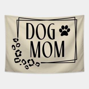 Dog Mom Cheetah Paw Tapestry