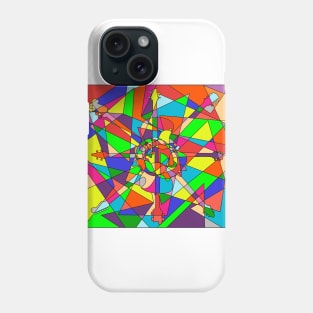 Stained Glass Guitars Phone Case