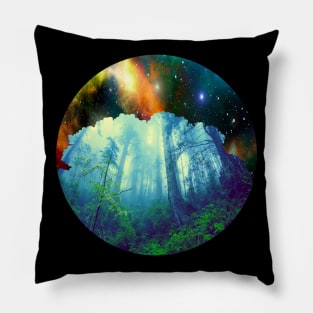 Cosmic Wood Pillow