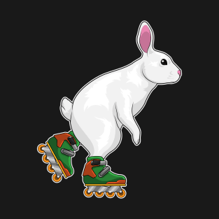 Rabbit Inline skating Roller skates T-Shirt