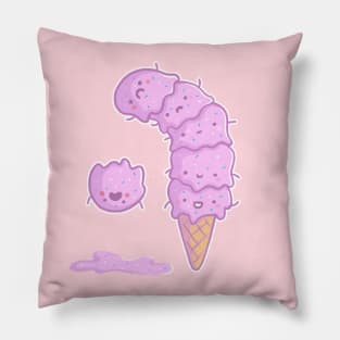 Super Cute Ice Cream Disaster Pillow