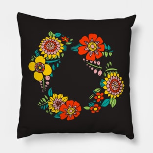 Retro bouquet Pillow