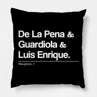 The Legends of Barca VI Pillow