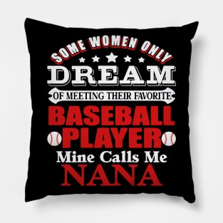 baseball player nana Pillow