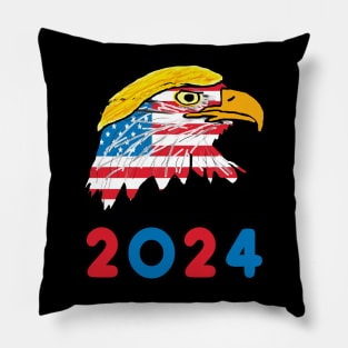 Trump 2024 Eagle Pillow