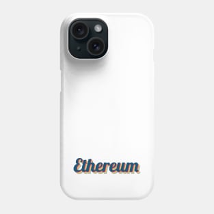 Ethereum Retro Phone Case