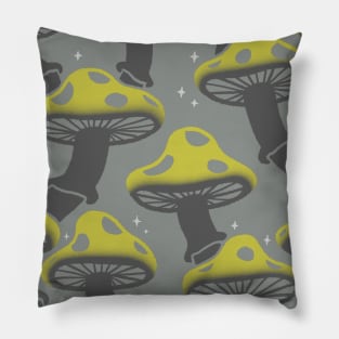 Sparkling Mushroom Pattern 2 Pillow