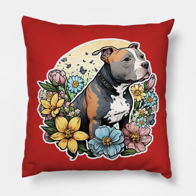 Pitbull Pillow by Zoo state of mind