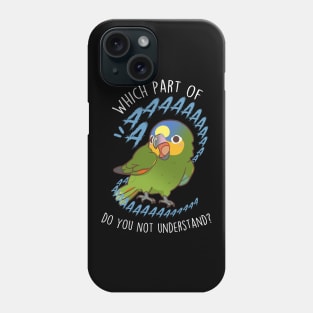 Orange-winged Amazon Parrot Aaaa Phone Case