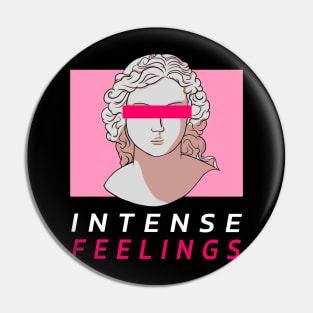 Ancient Greek statue illustration "Intense feelings" Pin