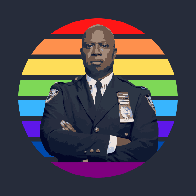 Captain holt rainbow flag by AJDP23