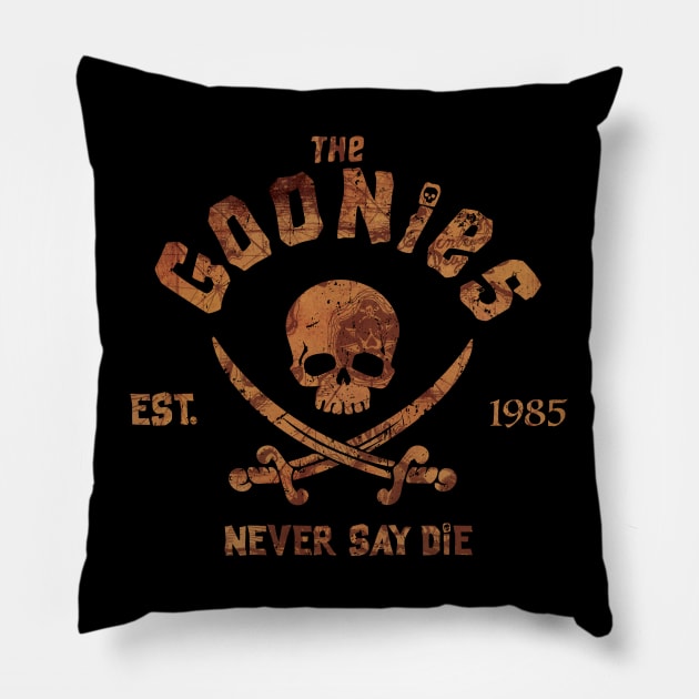 Never Say Die 1985 Pillow by SALENTOmadness