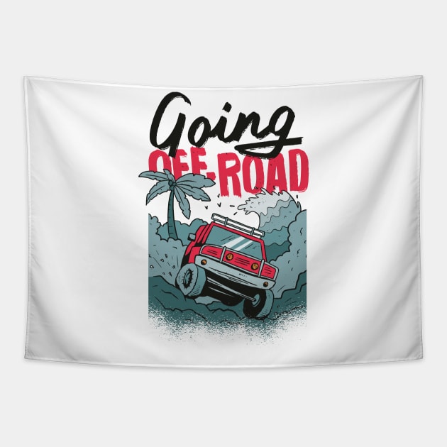 Going Off-road Tapestry by 2P-Design