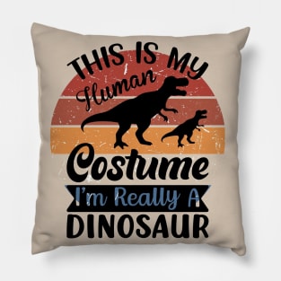 This is my human costume, I'm really a Dinosaur Pillow